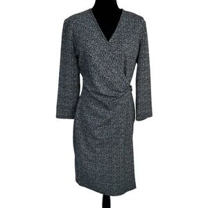 Anne Klein woman’s black and white midi dress size 12